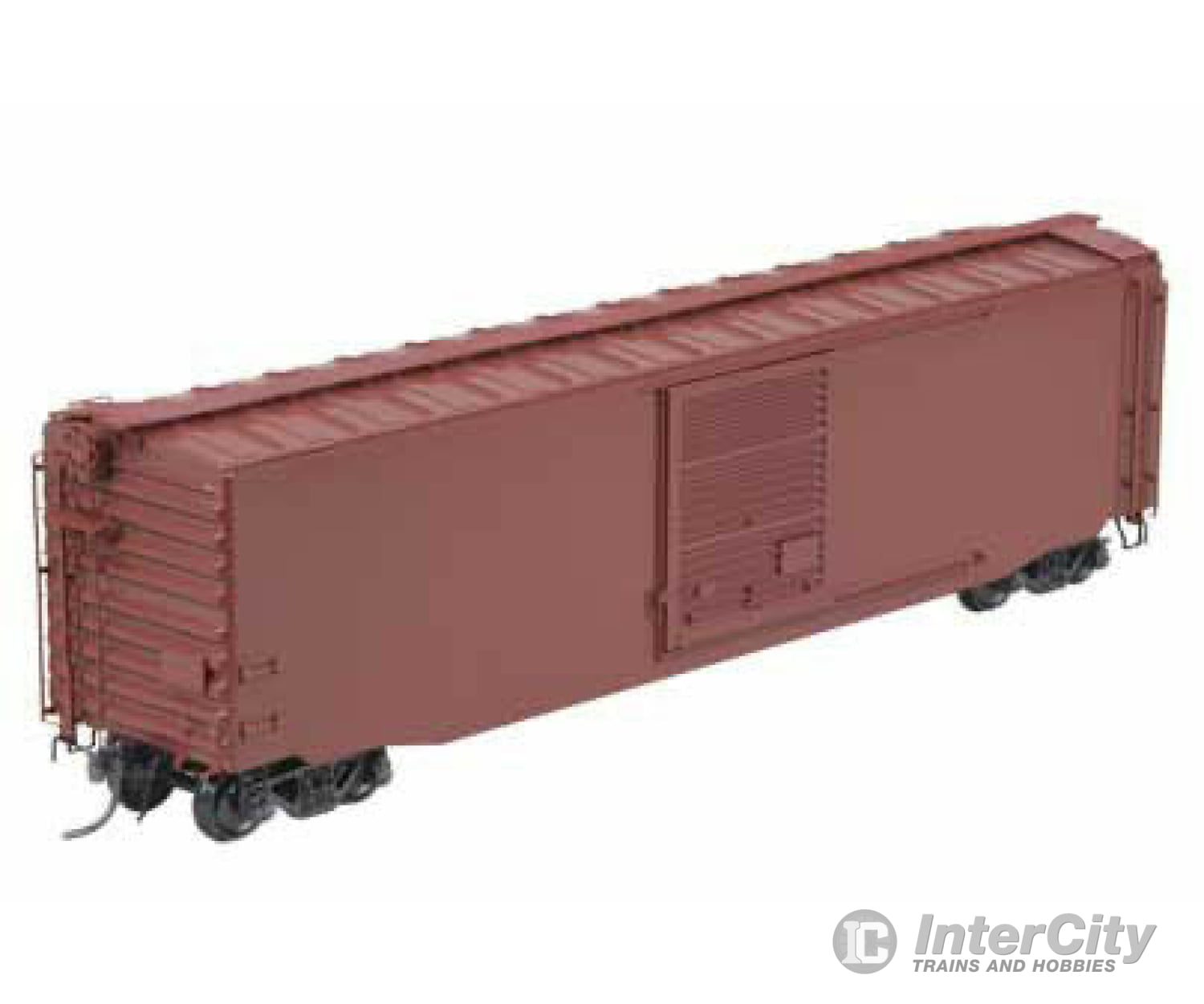 Kadee 6000 50' PS-1 Boxcar w/Standard Coupler, 9' Low Tack Doors - Sharp Slope, No Lip -- Boxcar Red - Default Title (IC-380-6000)