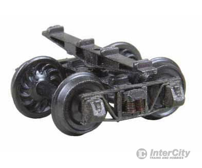 Kadee 716 3'7" Wheelbase Sprung Metal Trucks -- 26" Ribbed-Back Wheels 1 Pair - Default Title (CH-380-716)