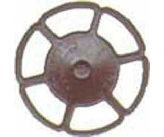 Kadee 2022 Miner Type Brake Wheels pkg(8) -- Dark Boxcar Red - Default Title (IC-380-2022)
