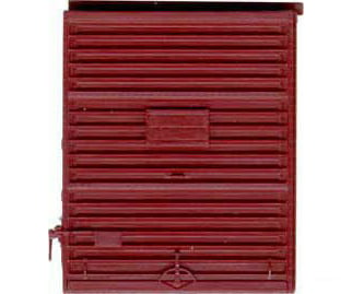 Kadee 2216 Replacement Doors High Tackboard -- 8' Camel Youngstown Doors (Box Car Red) - Default Title (IC-380-2216)