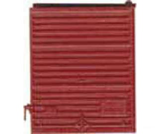 Kadee 2220 Replacement Doors Low Tackboard -- 8' Camel Youngstown Doors (Red Oxide) - Default Title (IC-380-2220)