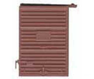 Kadee 2235 7' Youngstown Box Car Door w/High Tack Board pkg(2) -- Box Car Red - Default Title (IC-380-2235)