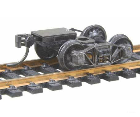 Kadee 503 Arch Bar Fully Sprung Metal Trucks w/Whisker(R) Couplers - Kit -- Code 110 (.110") 33" Ribbed-Back RP-25 Wheels 1 Pair - Default Title (CH-380-503)