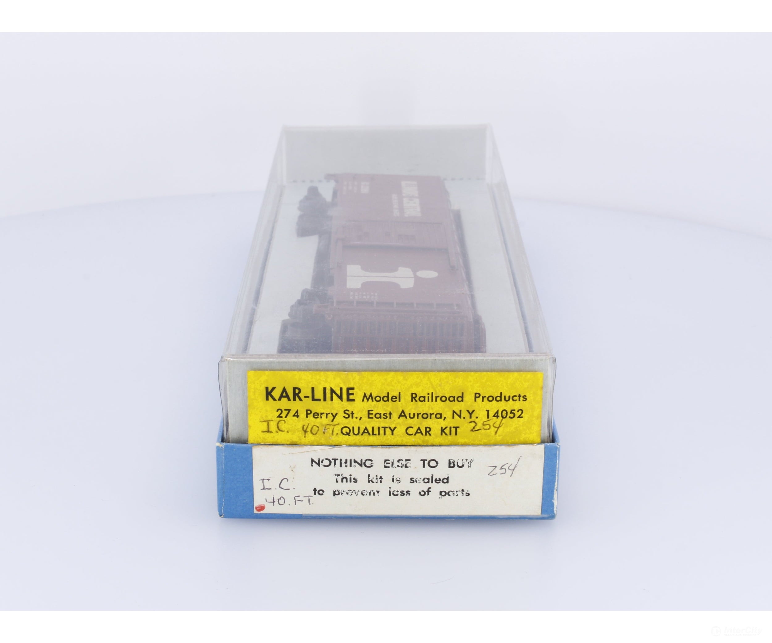 Kar-Line 254 HO 40’ Box Car Illinois Central (IC) 22094 Freight Cars