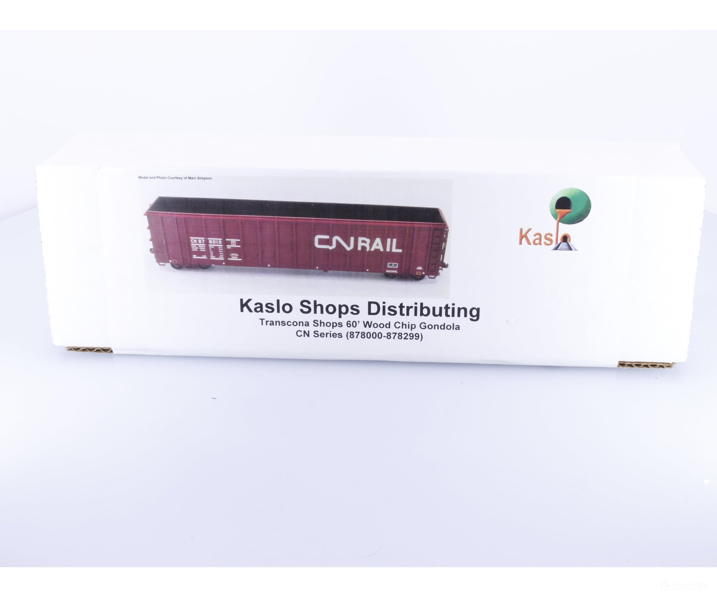 Kaslo Shops HK-28 HO CN-T 60β Woodchip Gondola Kit Series 878000-878299 Canadian National (CN) - Freight Cars