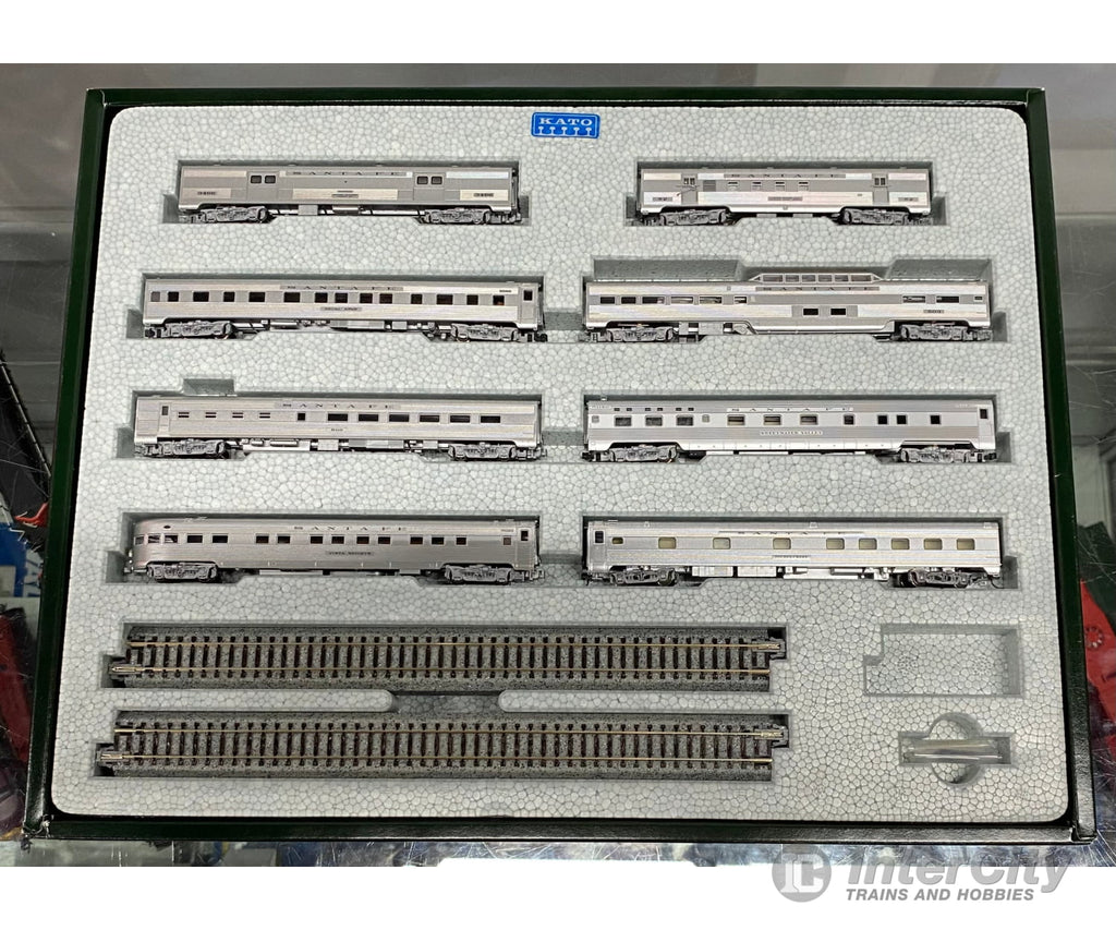Kato 106-074 N Super Chief 8 Car Set Santa Fe (SF) Various# Passenger Cars