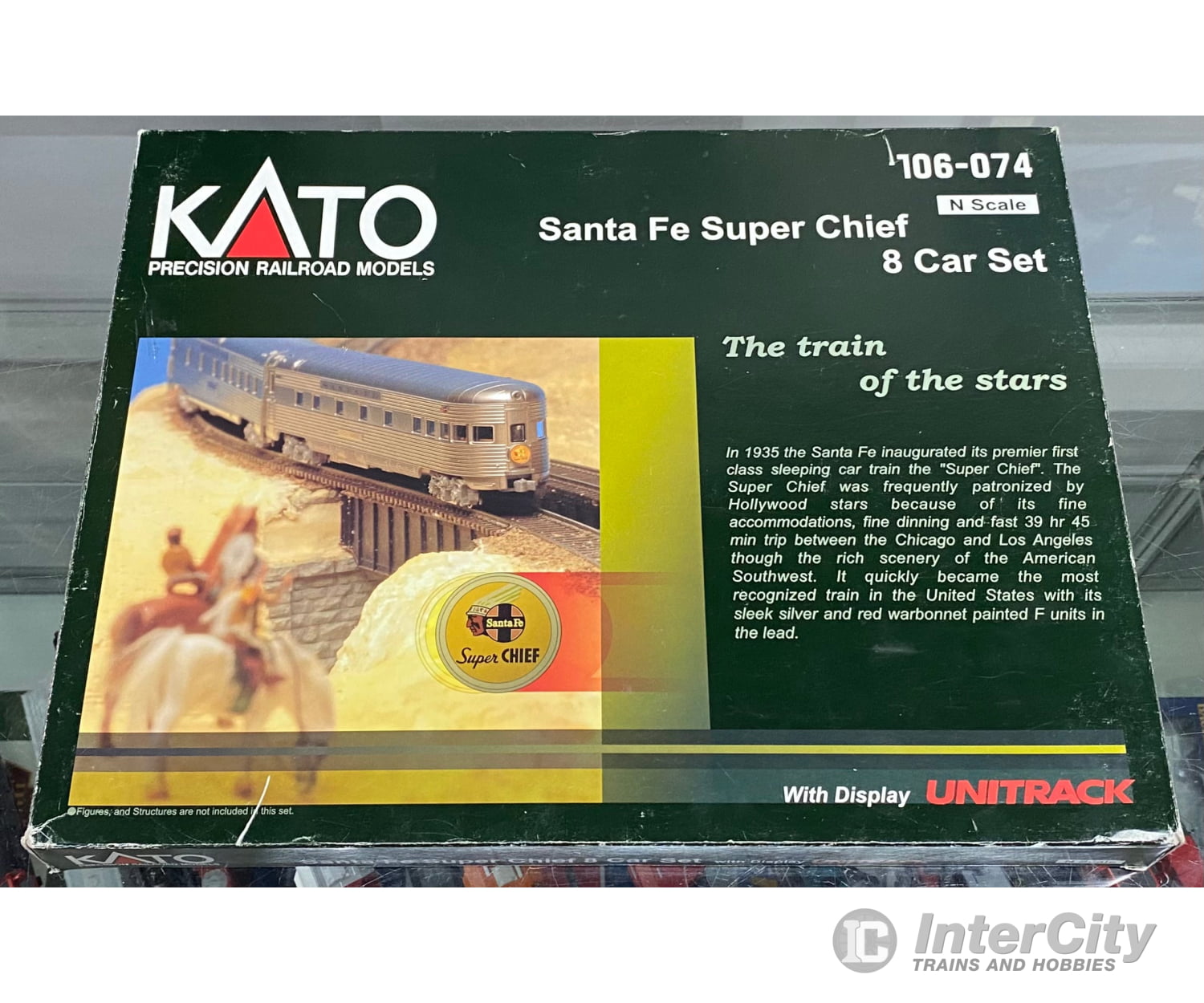Kato 106-074 N Super Chief 8 Car Set Santa Fe (SF) Various# Passenger Cars
