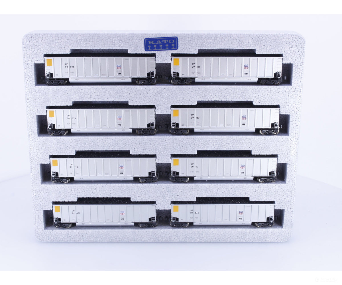 Kato 106-4604 N BethGon Coalporter Gondola w/ Load 8 pack Union Pacific (UP) 29020 - Freight Cars