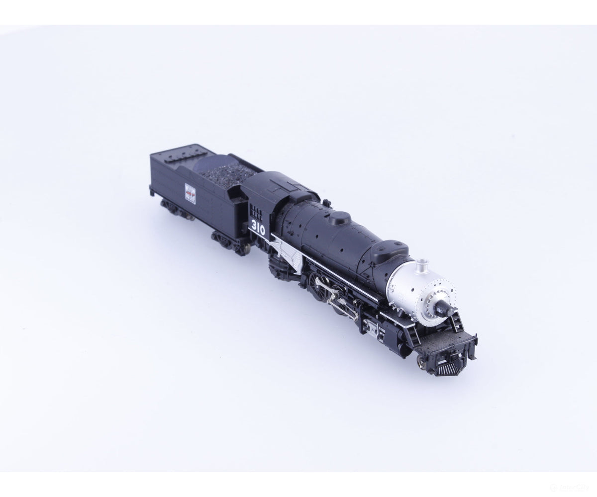 Kato 126-0208 N 2-8-2 Heavy Mikado Steam Locomotive Western Pacific (WP) 310 Analog DC - Locomotives