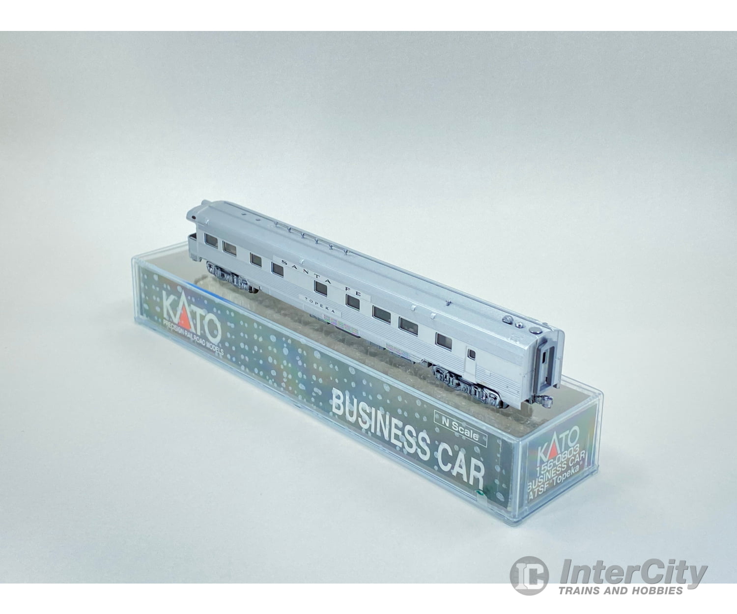 Kato 156-0803 N Bussiness Car Atchison Topeka And Santa Fe (Atsf) Unknown Passenger Cars