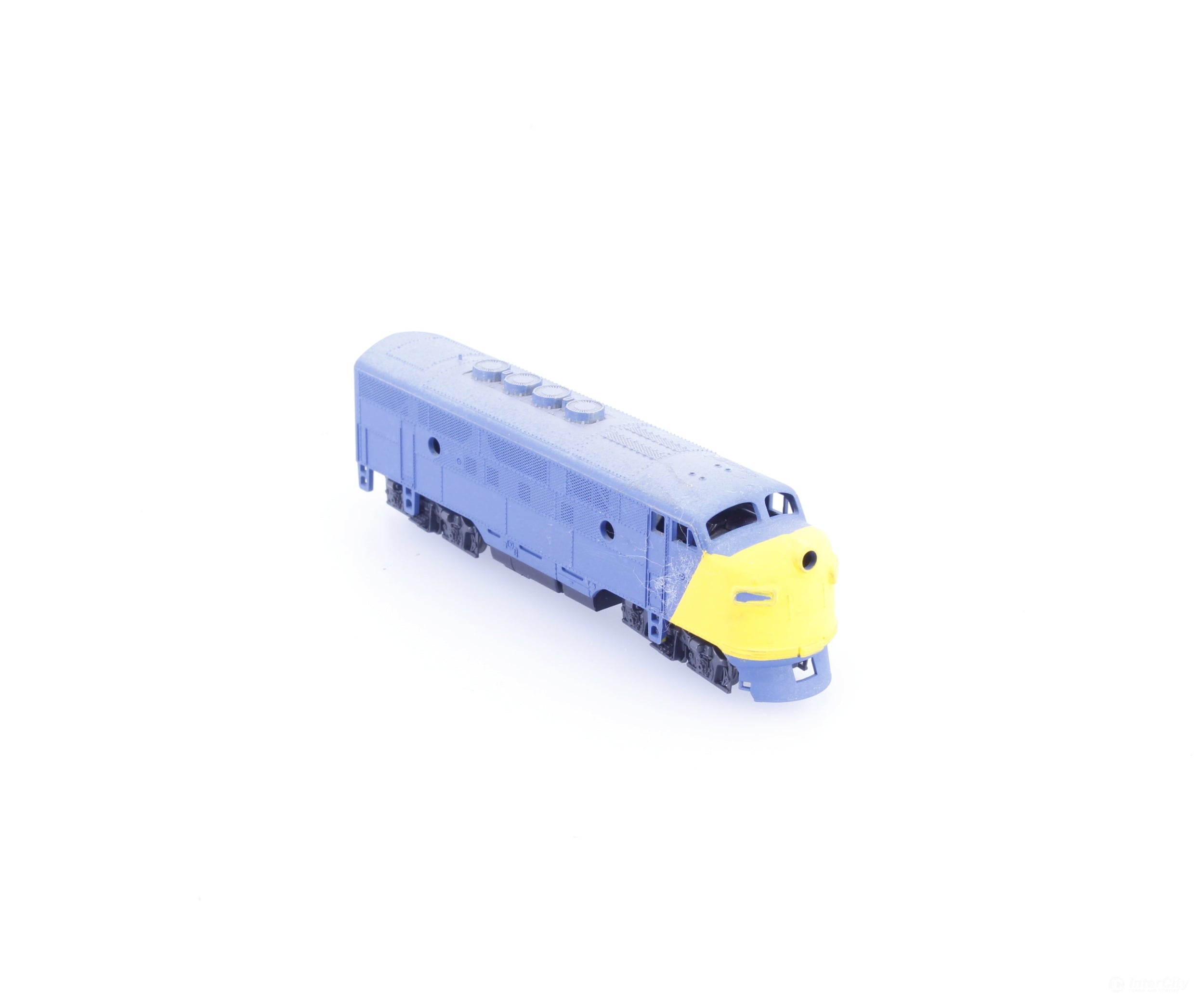 Kato 176-070 N F3A Diesel Locomotive Phase II Custom Painted VIA Unlettered Analog DC - Locomotives