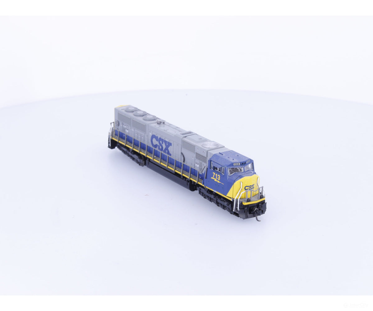 Kato 176-6307 N SD70MAC Diesel Locomotive CSX (CSX) 713 Analog DC - Locomotives