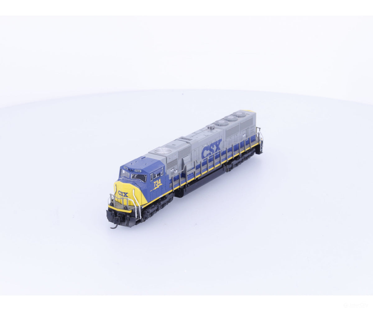 Kato 176-6308 N SD70MAC Diesel Locomotive CSX (CSX) 734 Analog DC - Locomotives