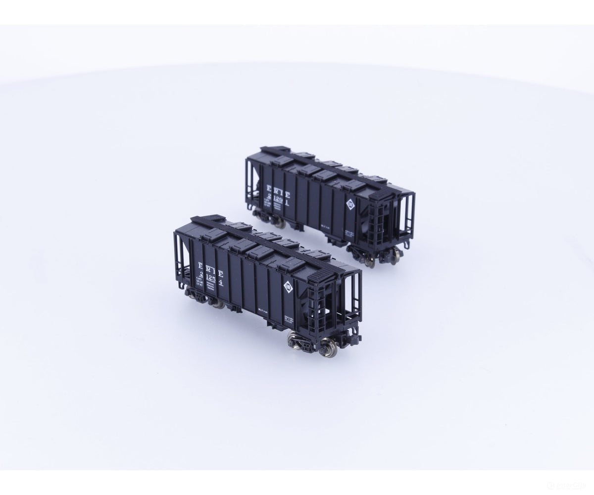 Kato 186-0108 N 2 Bay ACF Covered Hopper (Erie) 2 pack 21291 21254 - Freight Cars