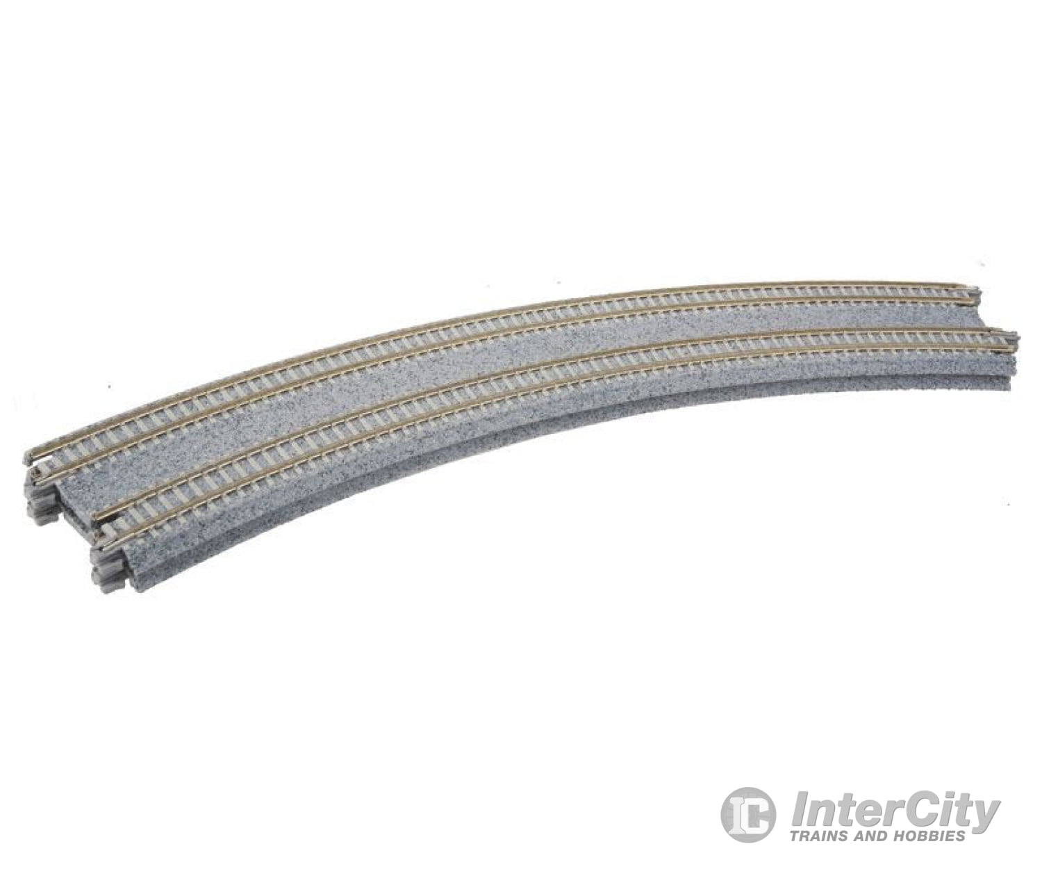Kato 20181 CT Double Track Superelevated Curve Track -- Radius 45 degrees, 15"/19" (381mm/414mm) pkg(2) - Default Title (IC-381-20181)