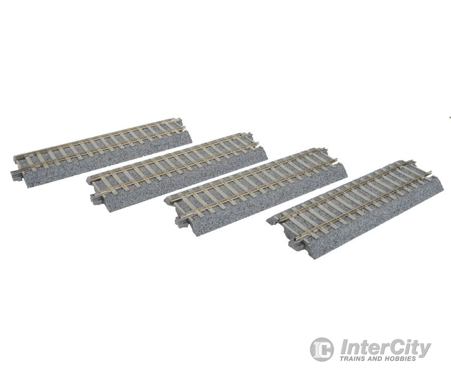 Kato 2141 Straight Track w/Concrete Ties - Unitrack -- 4-7/8" 123mm pkg(4) - Default Title (IC-381-2141)