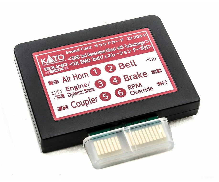 Kato 222032 Soundbox Sound Card -- EMD 2nd Generation Diesel w/Turbocharger - Default Title (IC-381-222032)