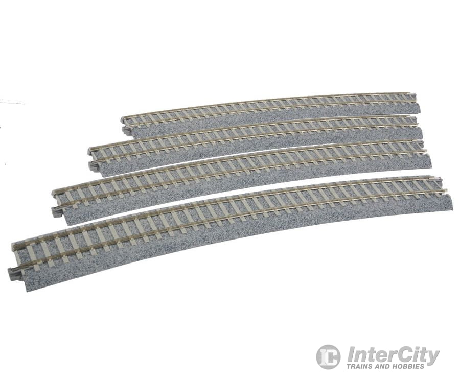 Kato 2241 Superelevated Curve Track w/Concrete Ties - Unitrack -- 28-3/4" 730mm Radius, 22.5 Degree Sections pkg(4) - Default Title (IC-381-2241)