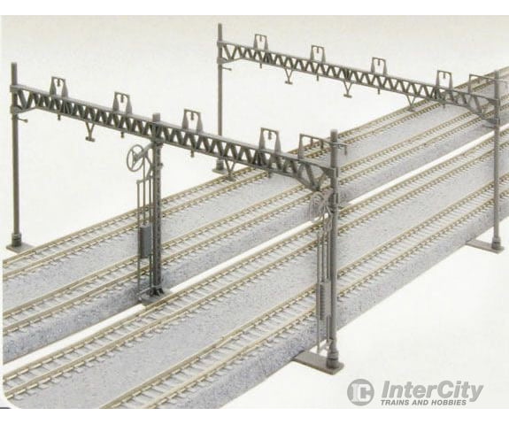 Kato 23064 Four Track Catenary Poles -- Straight pkg(10) - Default Title (IC-381-23064)