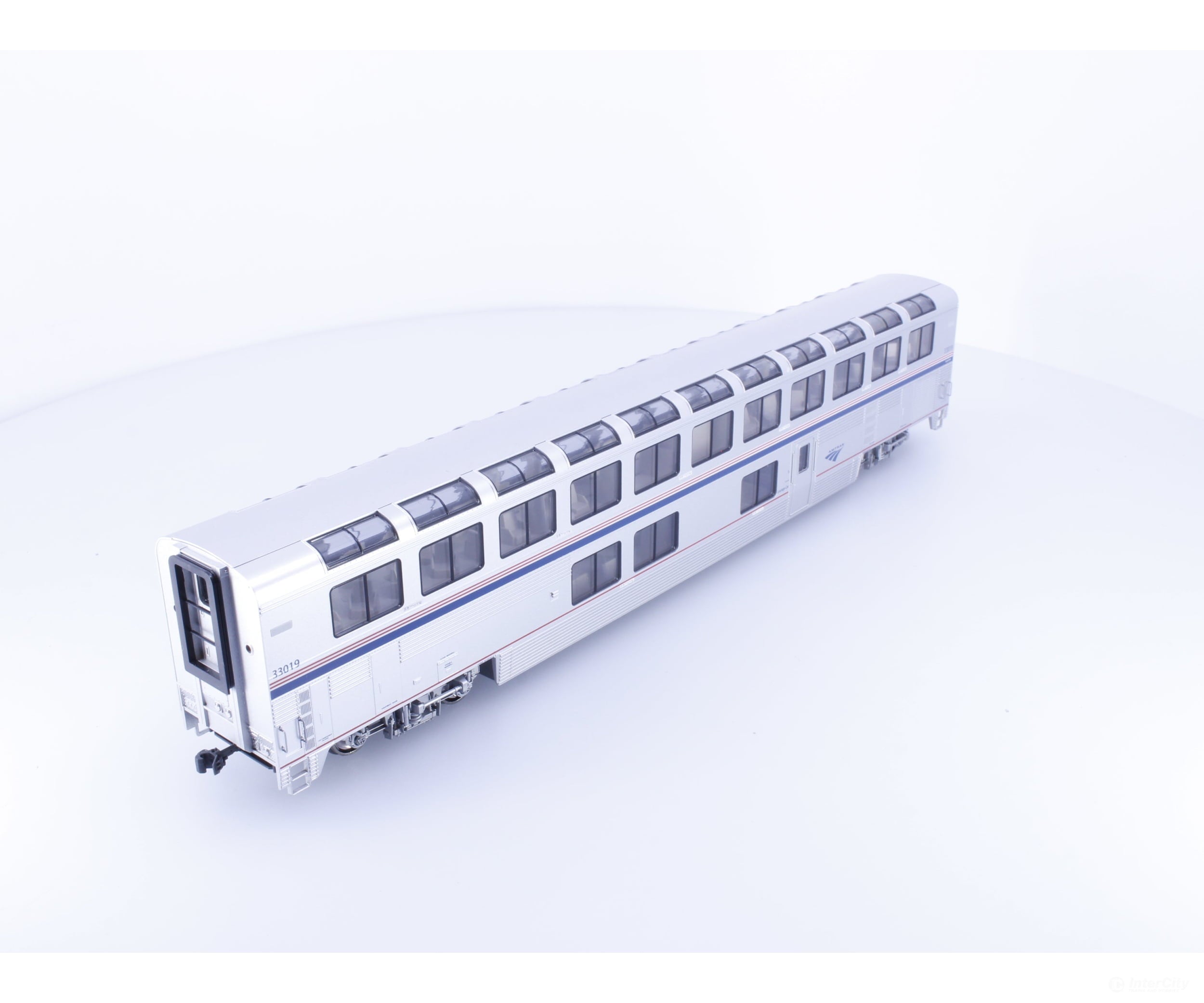Kato 35-6063 HO Superliner Lounge Phase IVb Passenger Car Amtrak (AMTK) 33019 Passenger Cars