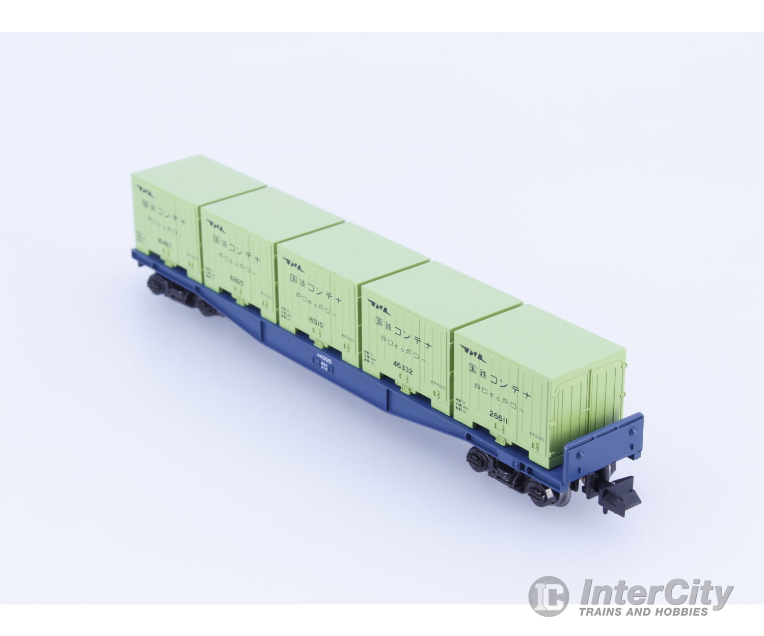 Kato 8002 N KOKI Flatcar with 5 Containers 10015 Freight Cars