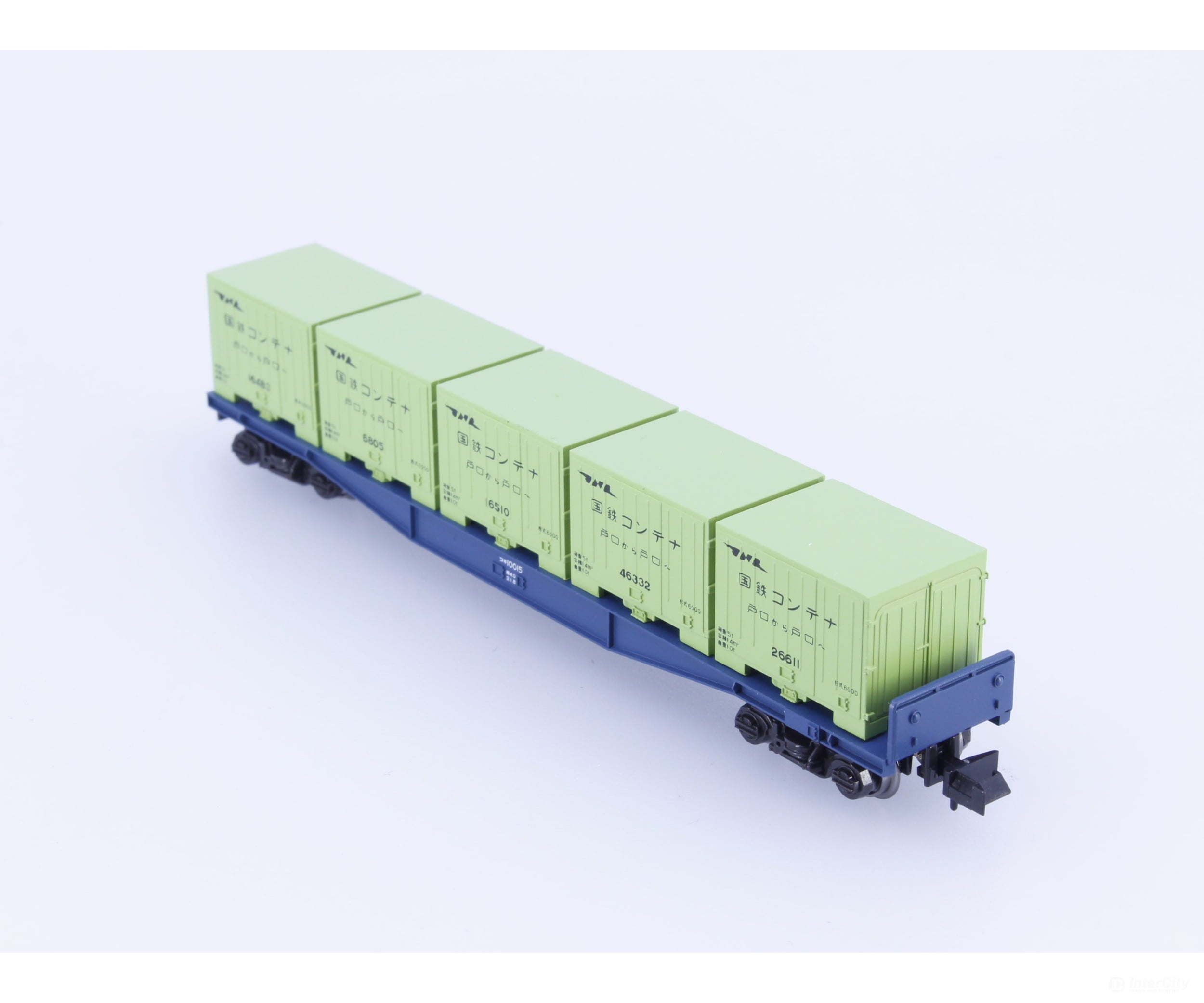 Kato 8002 N KOKI Flatcar with 5 Containers 10015 Freight Cars