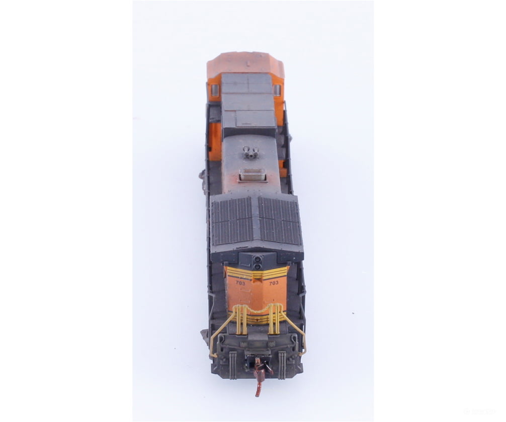 Kato C449W N C44-9W Diesel Locomotive Weathered Burlington Northern Santa Fe (BNSF) 703 Analog DC - Locomotives