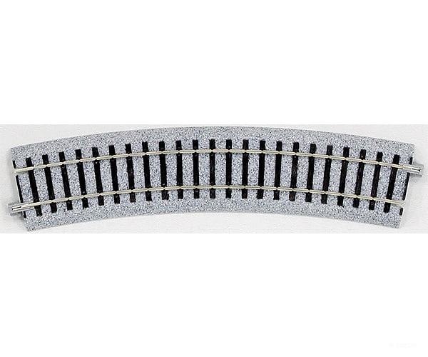 Kato 2270 Curved Roadbed Track Section - Unitrack -- 22.5-Degree 19-1/4 490Mm Radius Pkg(4) &