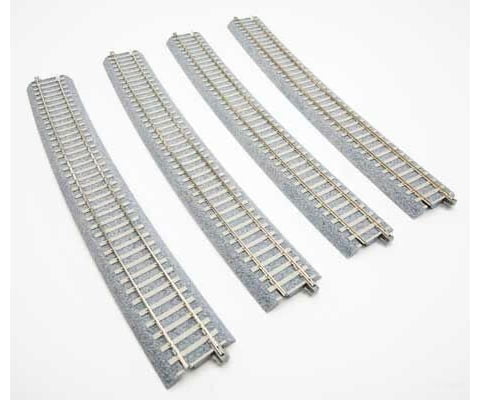 Kato 2321 Code 83 Concrete Tie Large-Radius Curve Track - Unitrack -- 60-7/8" 1546mm, 11.25 Degree Section - Default Title (IC-381-2321)