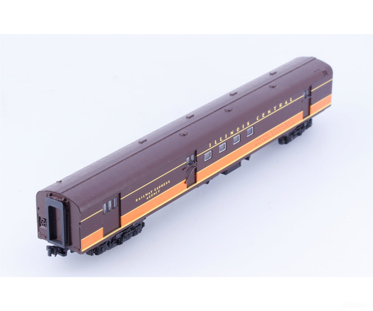 Kato IC-REA N Baggage/US Mail Post Office Car Illinois Central (IC) - Passenger Cars