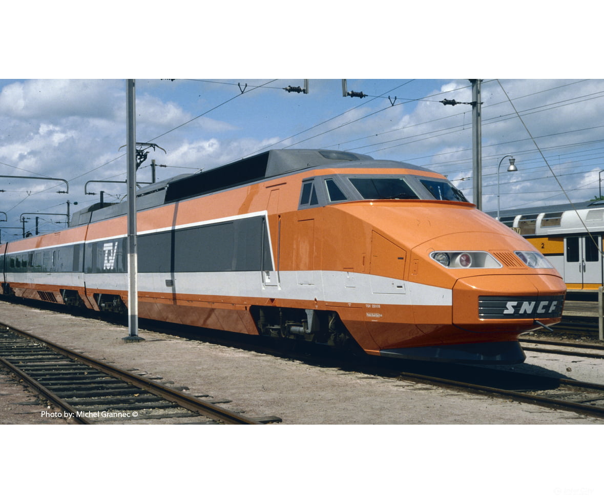 Kato N 10-2134 SNCF TGV Sud-Est 10-Car Set (Limited Edition) (DC Analog) - Locomotives