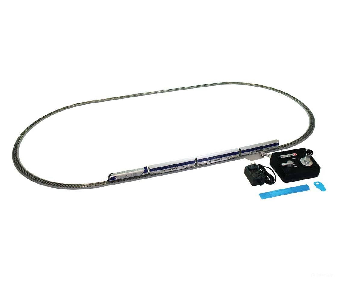 Kato N 1060048 Amtrak Pacific Surfliner Starter Set - Standard DC - Amtrak SC-44 3 Cars Unitrack Oval Power Pack SX