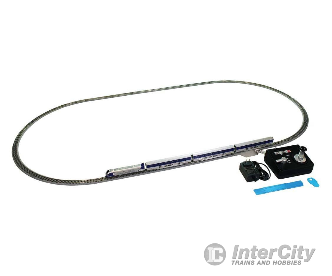 Kato N 1060048 Amtrak Pacific Surfliner Starter Set - Standard DC - Amtrak SC-44 3 Cars Unitrack Oval Power Pack SX