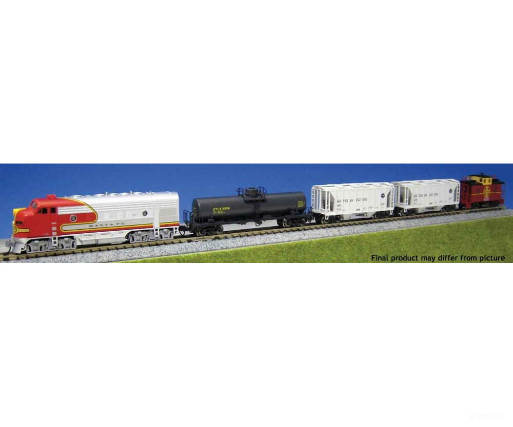 Kato 1066271Dcc Diesel Freight Train-Only Set - Dcc -- Santa Fe Train Sets