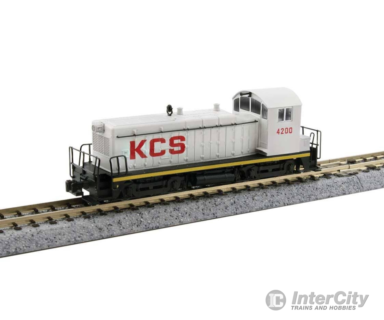 Kato N 1764394S EMD NW2 - Sound and DCC - Kansas City Southern #4200 (white red yellow) - KOBO Special Edition