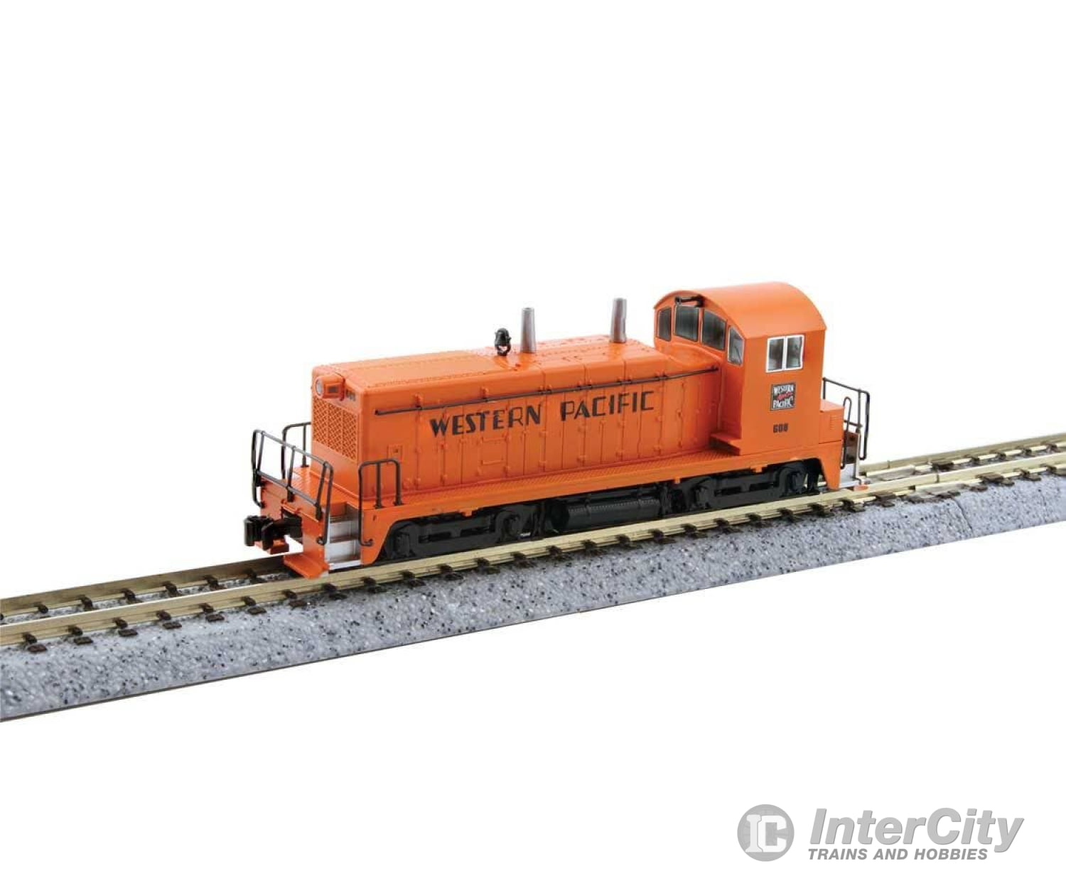 Kato N 1764396S EMD NW2 - Sound and DCC - Western Pacific #608 (orange black) - KOBO Special Edition Locomotives
