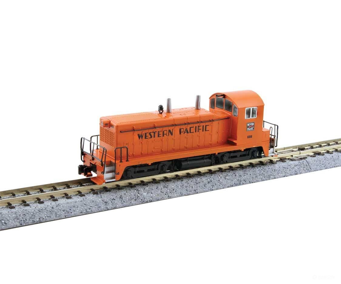 Kato N 1764396S EMD NW2 - Sound and DCC - Western Pacific #608 (orange black) - KOBO Special Edition Locomotives