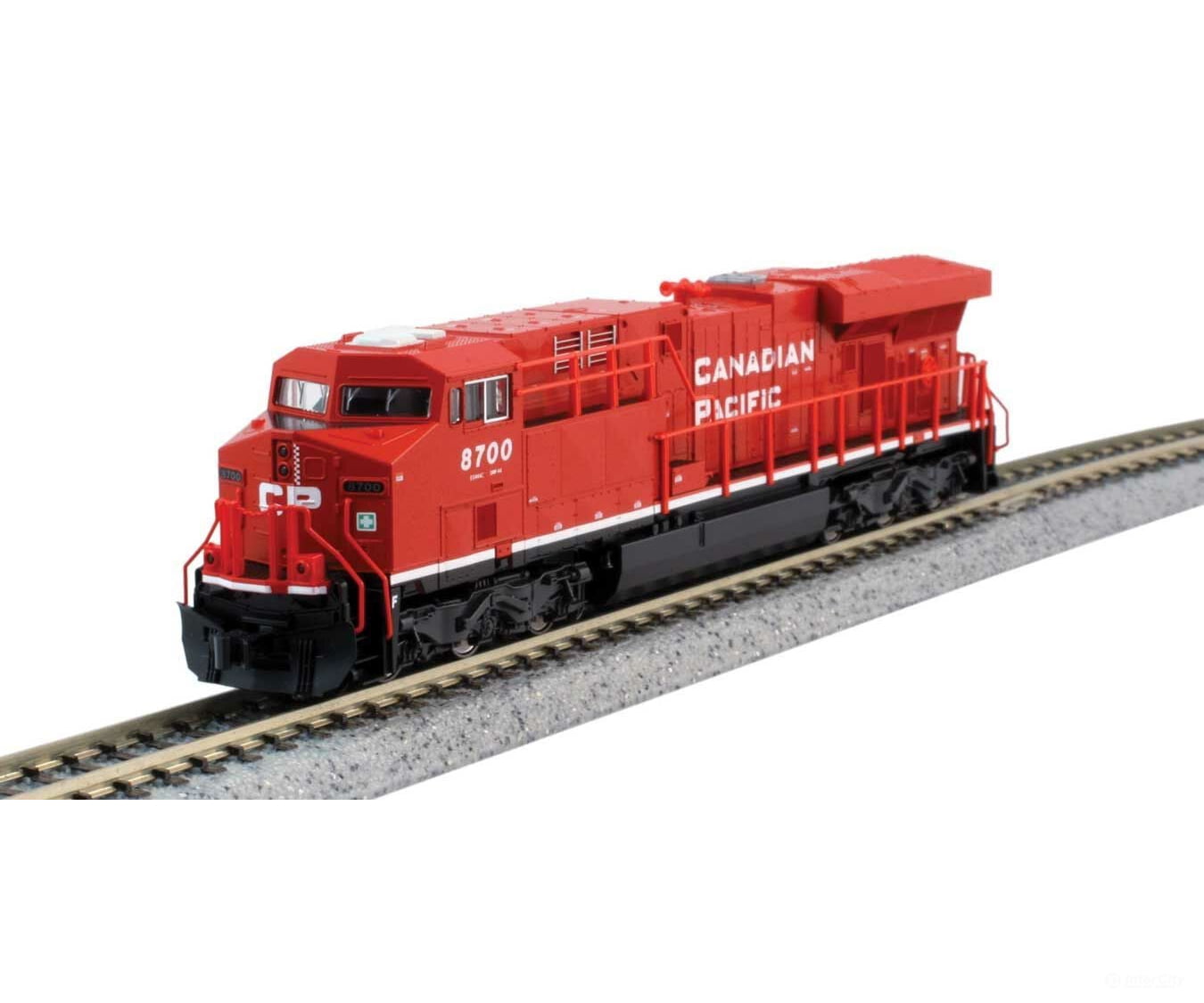 Kato N 1768944 GE ES44AC GEVO - Standard DC -- Canadian Pacific #8701 (red, white) - Default Title (CH-381-1768944)