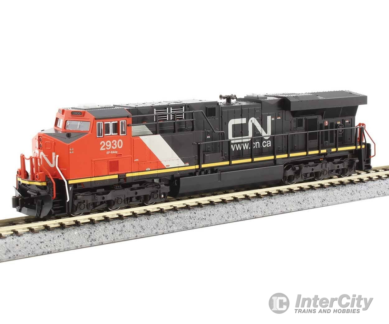 Kato N 1768950Dcc Ge Es44Ac Gevo - Dcc Canadian National #2899 (Black Red White Website Logo)