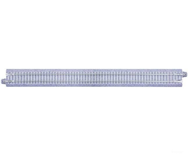 Kato N 20007 Straight Roadbed Track Section - Concrete Ties - Unitrack - 9-3/4’’ 24.8cm pkg(4) Track & Turnouts