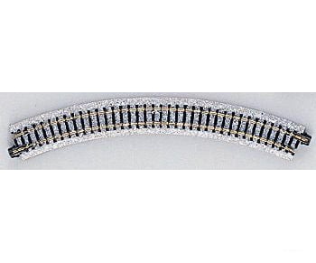 Kato N 20100 Curved Roadbed Track Section - Unitrack -- 45-Degree, 9-3/4" 249mm Radius - Default Title (CH-381-20100)