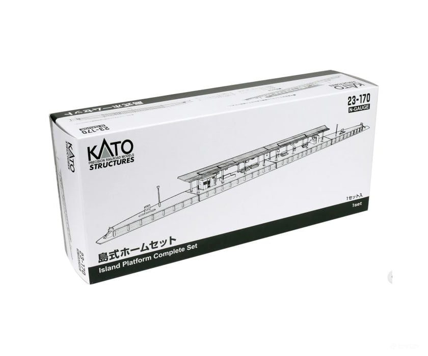 Kato N 23-170 Station Island Platform Set Structures