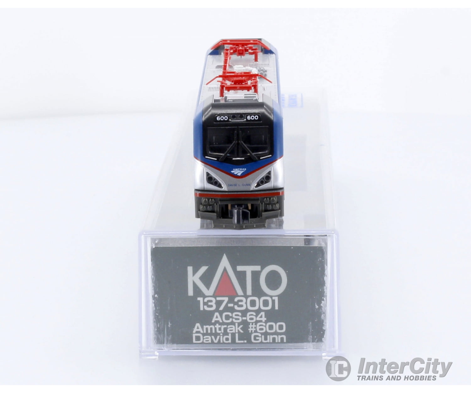 Kato N Scale Amtrak Acs-64 Electric Locomotive #600 David L. Gunn W Tcs Dcc Locomotives & Railcars