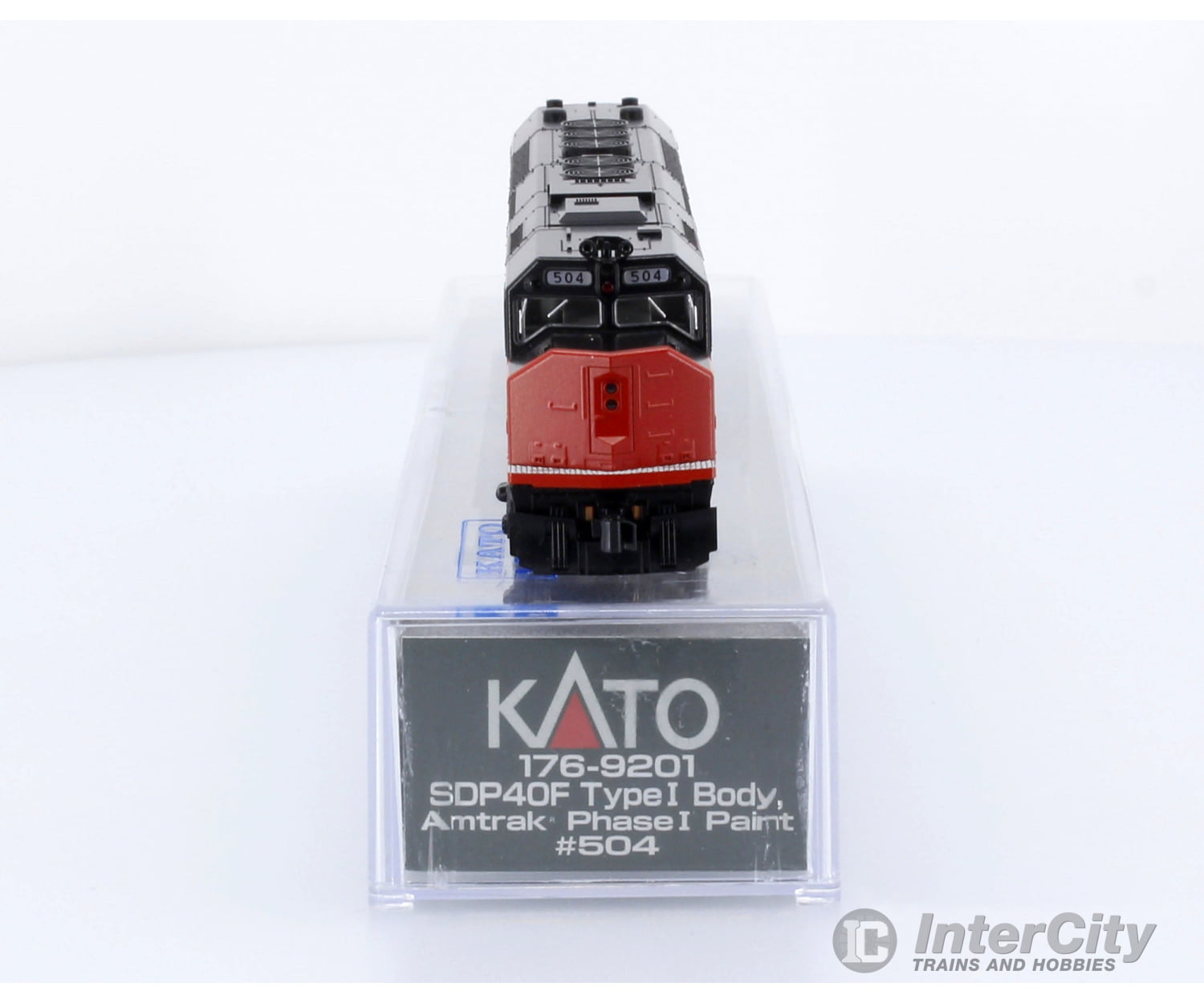 Kato N Scale Amtrak Sdp40F Diesel Locomotive Type 1 Body Phase I Paint #504 Locomotives & Railcars