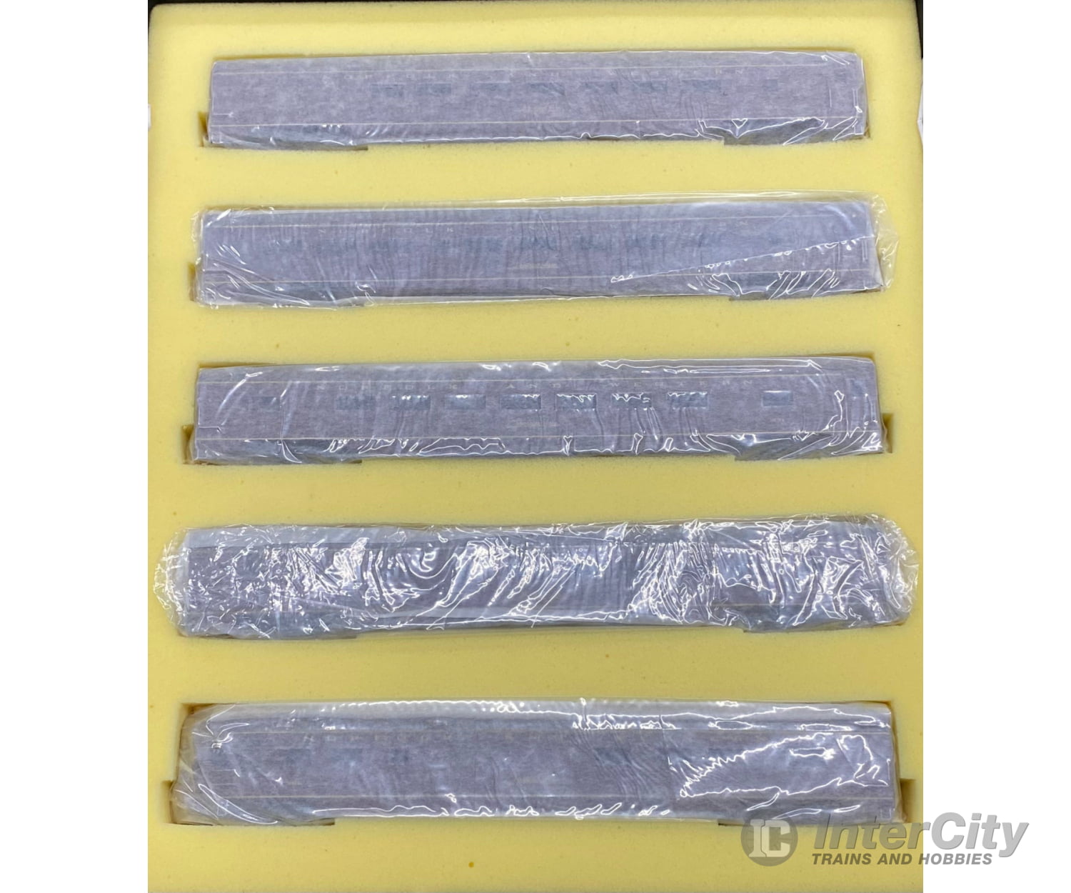 Key Imports 87 HO Brass Powhattan Arrow 5 Car Set As Delivered Skirted Painted Norfolk & Western (NW) 501 Passenger Cars