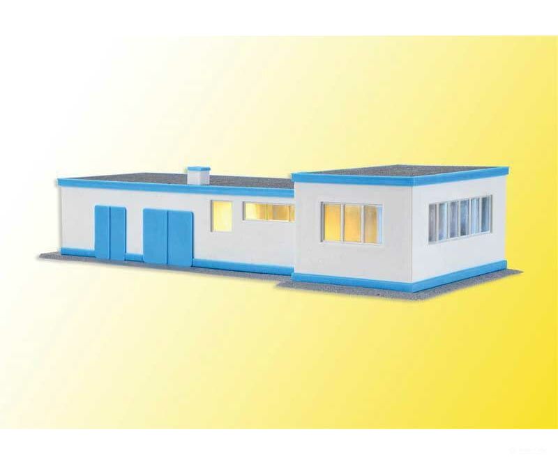 Kibri Ho 38544 Aral Gas Station With Led Light -- Kit - 7-11/16 X 3-1/2 1-3/4 19.5 9 4.5Cm