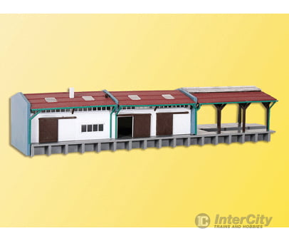 Kibri N 37809 Box Car Shed Structures