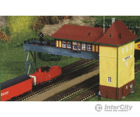 Kibri N 37811 Krefeld Signal Tower w/Over-Track Platform Structures