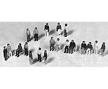 Kibri N 7492 Assorted Figures Standing & Sitting - Figures
