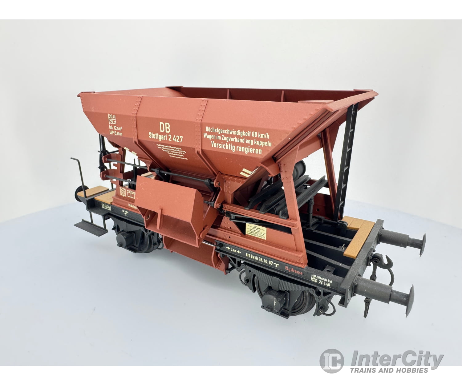 Kiss Modellbahnen 206051 1-Gauge 2427 Talbot Ballast Wagon DB Era 3 European Freight Cars